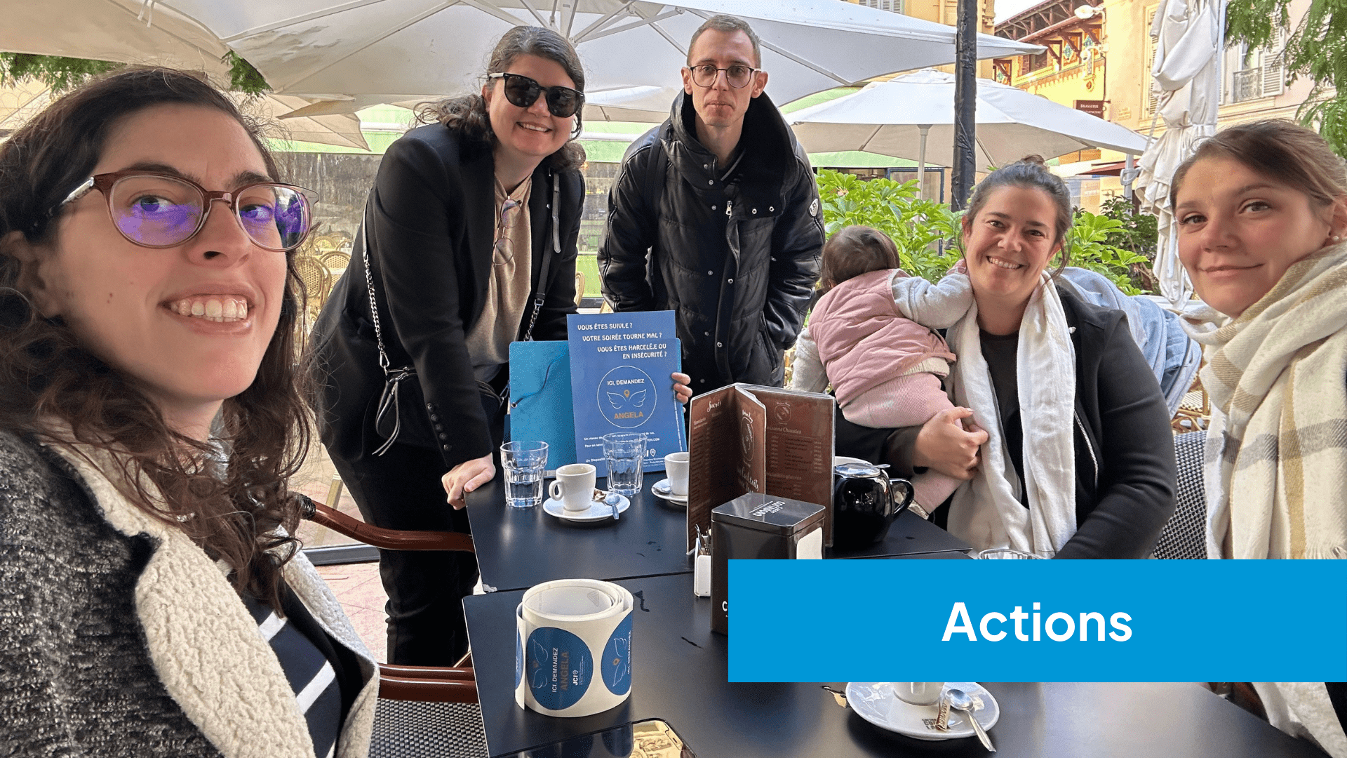 La JCE Menton - Roquebrune-Cap-Martin en Prospection dans le cadre du Dispositif Angela